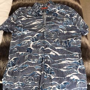 Tori Richard Men's Hawaiian Shirt (Size Medium)